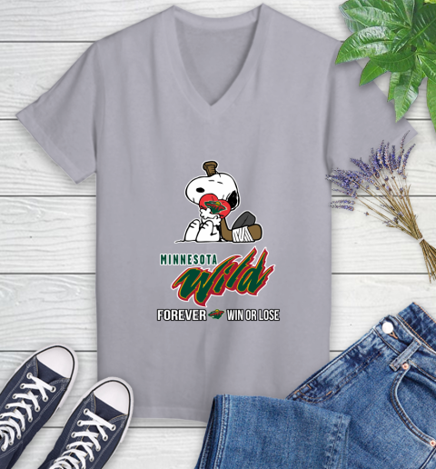 NHL The Peanuts Movie Snoopy Forever Win Or Lose Hockey Minnesota Wild 80