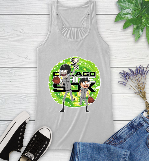 MLB Chicago White Sox Rick And Morty Baseball Sports Racerback Tank