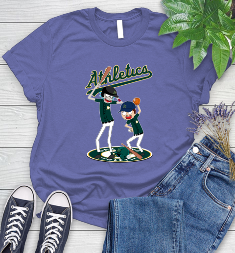 MLB Oakland Athletics Rick And Morty Baseball 101