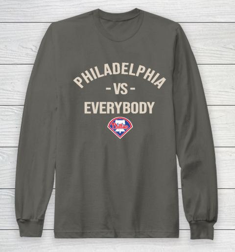 Philadelphia Phillies Vs Everybody Long Sleeve T-Shirt 5