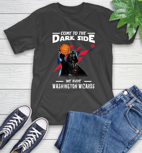 NBA Come To The Dark Side We Have Washington Wizards Star Wars Darth Vader Basketball T-Shirt