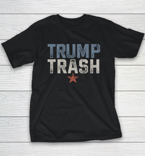 Trump Trash 2024 Grunge Vintage Garbage for Trump Youth T-Shirt