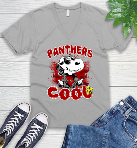 NFL Football San Francisco 49ers Cool Snoopy Shirt V-Neck T-Shirt 3