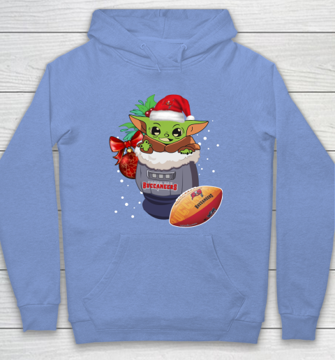 Tampa Bay Buccaneers Christmas Baby Yoda Star Wars Funny Happy NFL Hoodie 11