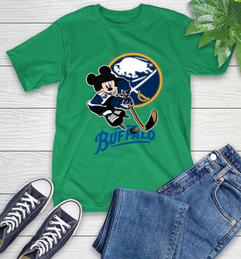 NHL Buffalo Sabres Mickey Mouse Disney Hockey T Shirt T-Shirt 7