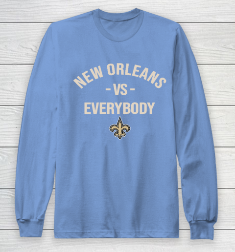 New Orleans Saints Vs Everybody Long Sleeve T-Shirt 8