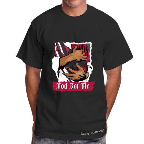Air Jordan 1 Flyknit Banned Matching Sneaker Shirt God Got Me Red And Black Sneaker Shirt