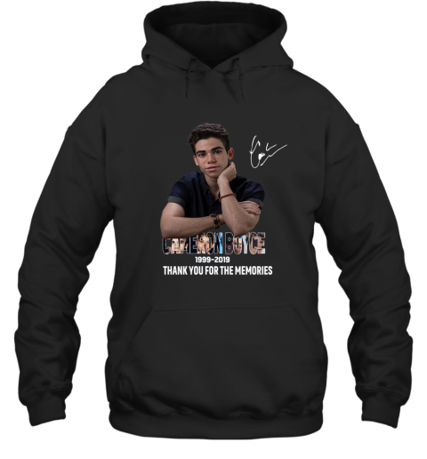 Rip Cameron Boyce 1999 2019 Thank You For The Memories T Shirt Hooded