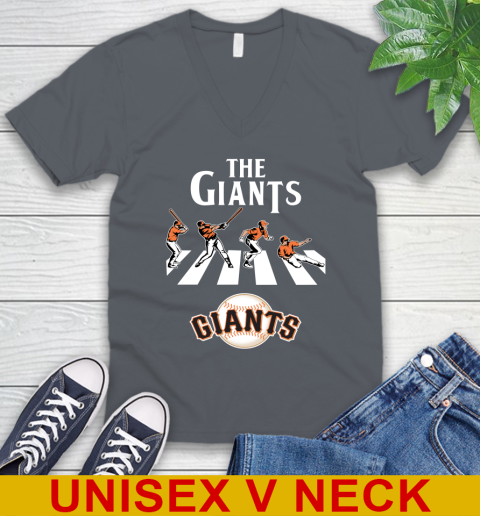 MLB Baseball San Francisco Giants The Beatles Rock Band Shirt V-Neck T-Shirt 5 MLB Baseball San Francisco Giants The Beatles Rock Band Shirt V-Neck T-Shirt - Image 5