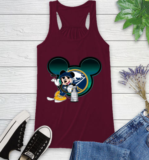 NHL Buffalo Sabres Stanley Cup Mickey Mouse Disney Hockey T Shirt Racerback Tank 3