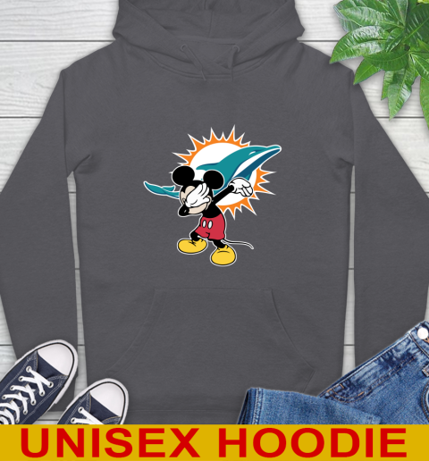 Miami Dolphins NFL Football Dabbing Mickey Disney Sports Hoodie 7