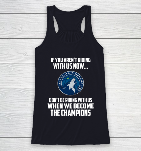 NBA Minnesota Timberwolves Basketball We Become The Champions Racerback Tank 7