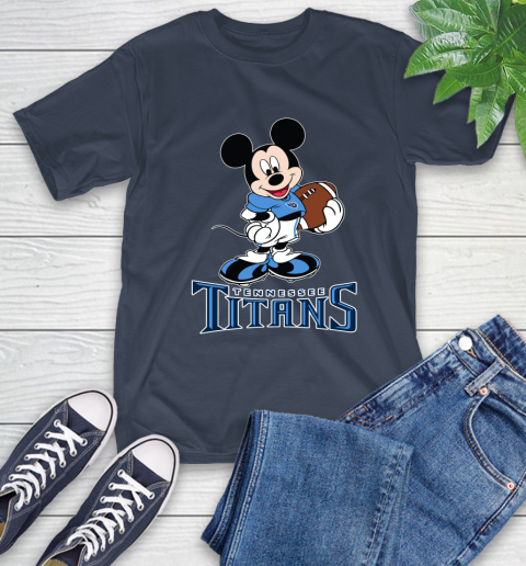 NFL Football Tennessee Titans Cheerful Mickey Mouse Shirt T-Shirt 4