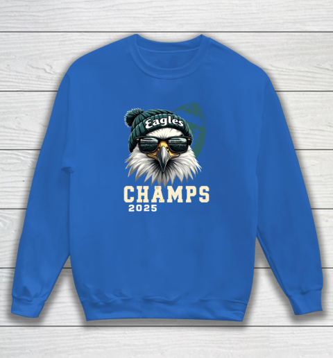 Eagles Sunglasses Championship 2025 Celebrated Eagles Sweatshirt 5