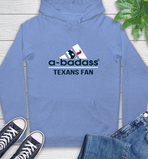 NFL A Badass Houston Texans Fan Adidas Football Sports Hoodie 11