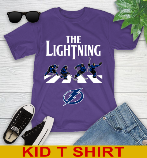 NHL Hockey Tampa Bay Lightning The Beatles Rock Band Shirt Youth T-Shirt 3