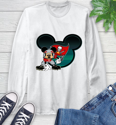 NFL Tampa Bay Buccaneers Mickey Mouse Disney Football T Shirt Long Sleeve T-Shirt