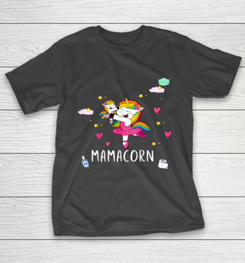 Womens Mamacorn Shirt for Women Unicorn Mama T-Shirt