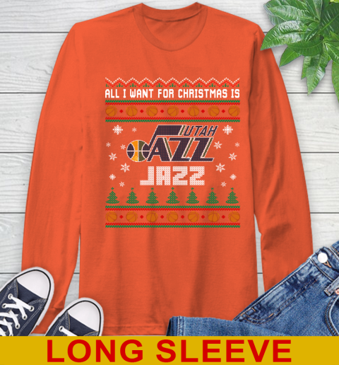NBA Basketball All I Want For Christmas Is Utah Jazz 58