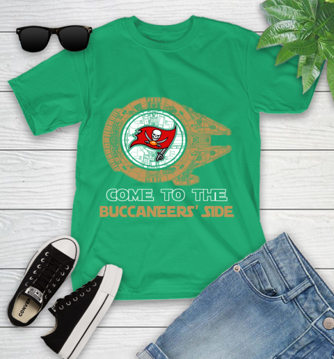NFL Come To The Tampa Bay Buccaneers Star Wars Football Sports Youth T-Shirt 8