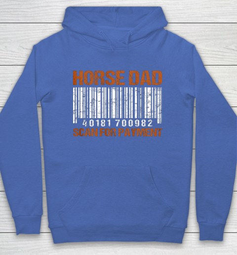 Horse Dad Scan For Payment Hoodie 6