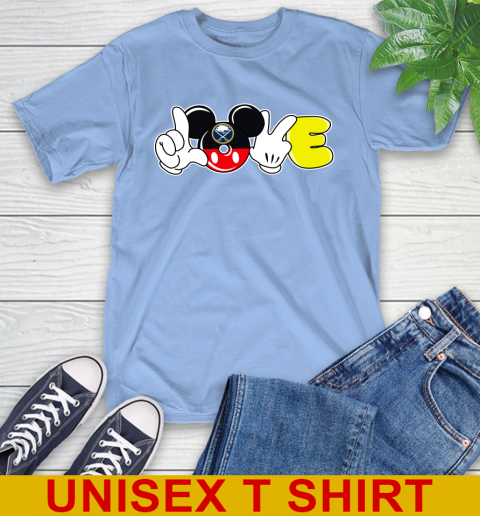 Buffalo Sabres NHL Hockey Love Mickey Disney Sports T-Shirt 11