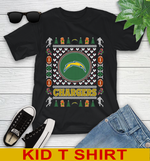 San Diego Chargers Merry Christmas NFL Football Loyal Fan Youth T-Shirt