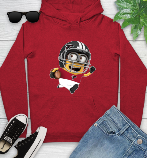 NFL Atlanta Falcons Minions Disney Football Sports Youth Hoodie 11