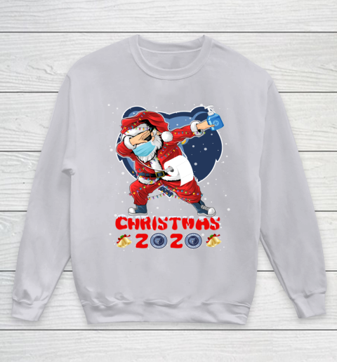 Memphis Grizzlies Funny Santa Claus Dabbing Christmas 2020 NBA Youth Sweatshirt 3