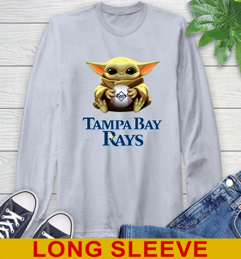 MLB Baseball Tampa Bay Rays Star Wars Baby Yoda Shirt 63