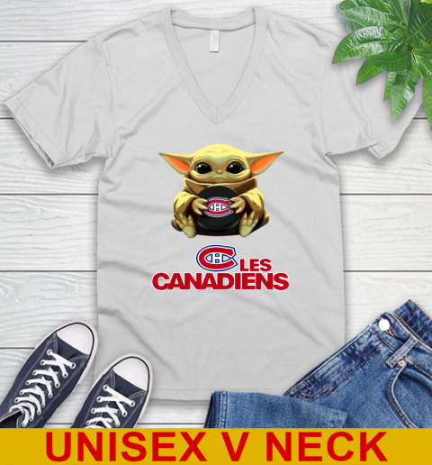 NHL Hockey Montreal Canadiens Star Wars Baby Yoda Shirt 49