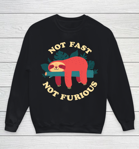 Not Fast, Not Furious Funny Shirt Youth Sweatshirt
