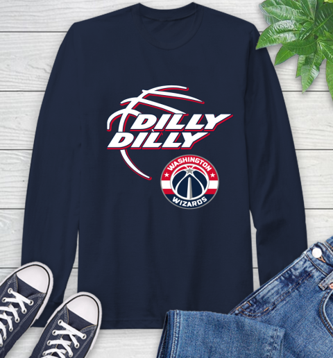 NBA Washington Wizards Dilly Dilly Basketball Sports Long Sleeve T-Shirt 4