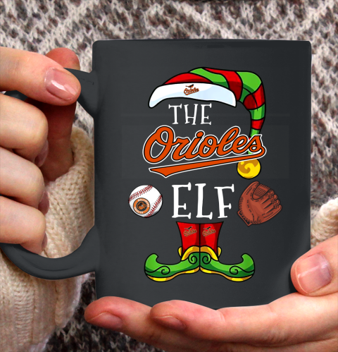 Baltimore Orioles Christmas ELF Funny MLB Ceramic Mug 11oz 3 Baltimore Orioles Christmas ELF Funny MLB Ceramic Mug 11oz - Image 3