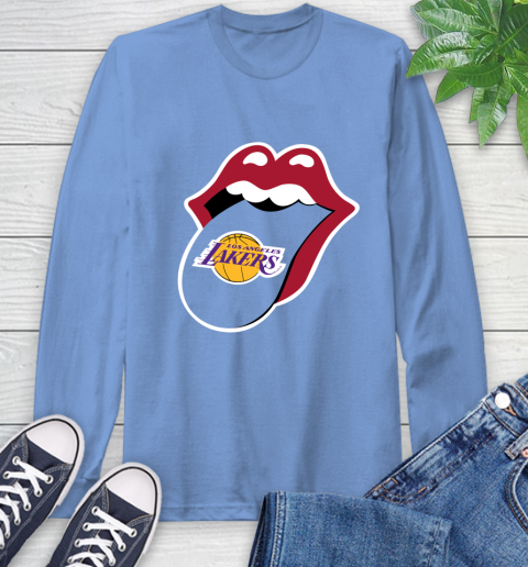 Los Angeles Lakers NBA Basketball Lips I Root For My Team Adoring Fan 68