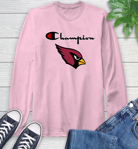 NFL Football Arizona Cardinals Champion Shirt Long Sleeve T-Shirt 8