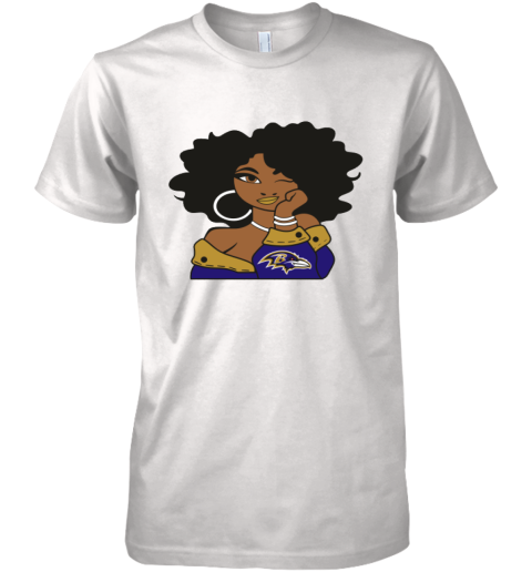 Baltimore Ravens Betty Boop Premium Men's T-Shirt