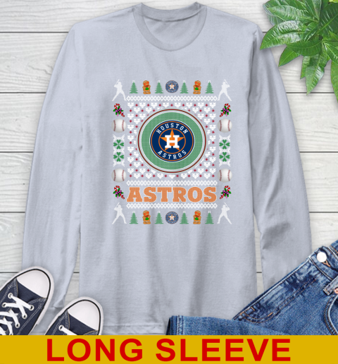 Houston Astros Merry Christmas MLB Baseball Loyal Fan Long Sleeve T-Shirt 6