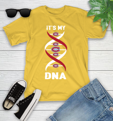 Montreal Canadiens NHL Hockey It's My DNA Sports Youth T-Shirt 10