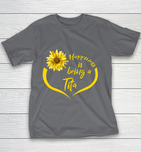 Womens Tita Gift Happiness Is Being A Tita Youth T-Shirt 5