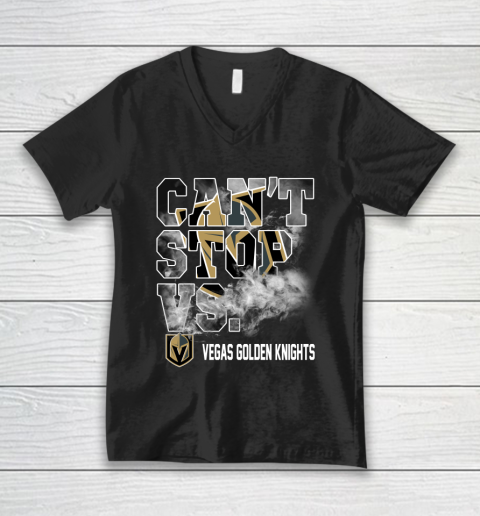 NHL Vegas Golden Knights Hockey Can't Stop Vs V-Neck T-Shirt