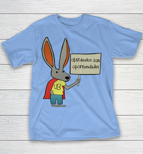Rick Flag Shirt  Ultra Bunny with a Sign Youth T-Shirt 7