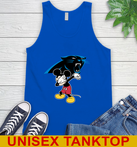 Carolina Panthers NFL Football Dabbing Mickey Disney Sports Tank Top 5