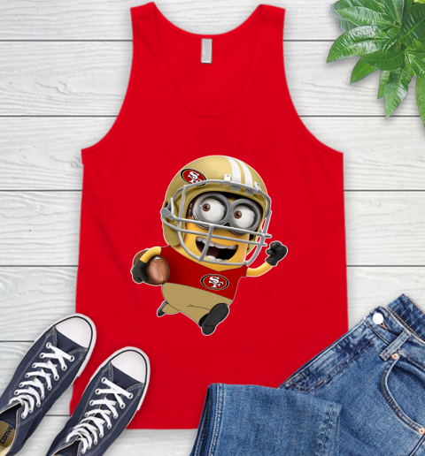 NFL San Francisco 49ers Minions Disney Football Sports Tank Top 6