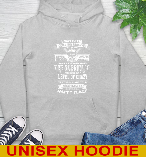 St.Louis Cardinals MLB Baseball If You Mess With Me While I'm Watching My Team Hoodie - Image 7