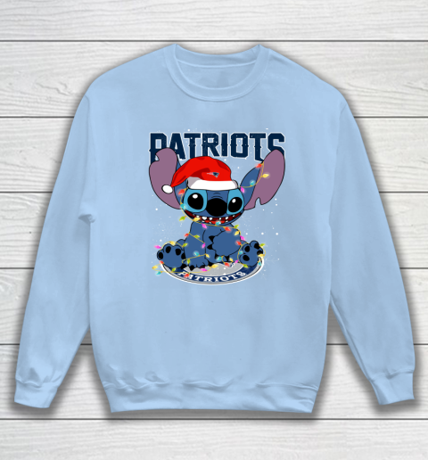 New England Patriots NFL Football noel stitch Christmas Sweatshirt 4
