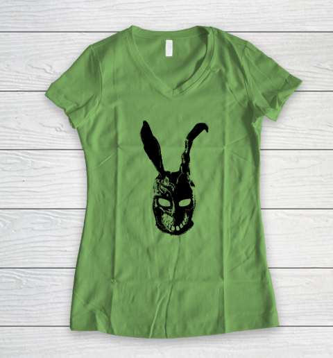 Donnie Darko Frank Mask Women's V-Neck T-Shirt 4