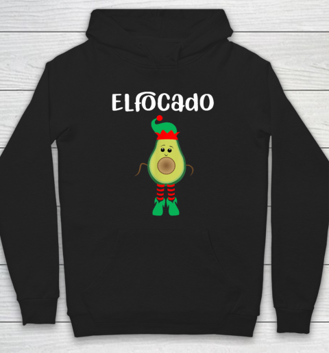 Elfocado  An Avocado Dressed As An Elf  Funny Hoodie
