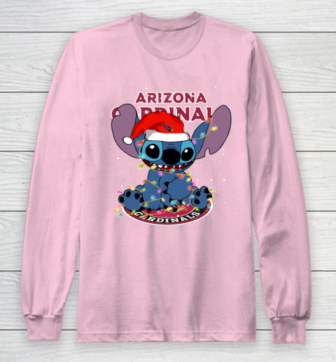 Arizona Cardinals NFL Football noel stitch Christmas Long Sleeve T-Shirt 6