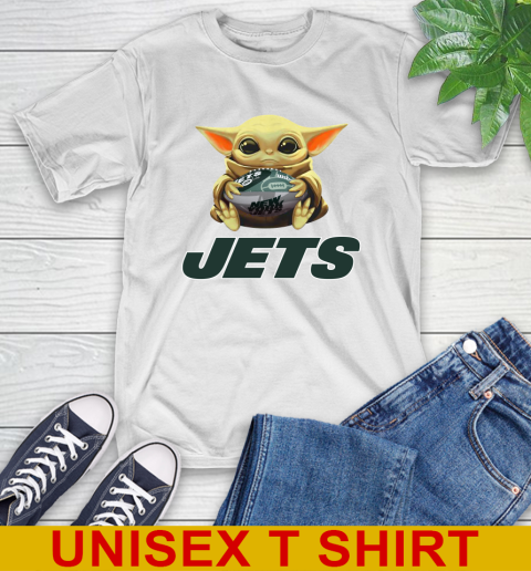 NFL Football New York Jets Baby Yoda Star Wars Shirt T-Shirt
